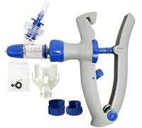 Livestock Syringe Automatic Continuous Syringes, Bottle Adjustable Poultry injection gun for Animal-Vaccine Administration(A-5ml)