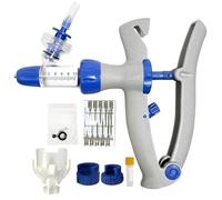 Livestock Syringe Automatic Continuous Syringes, Bottle Adjustable Poultry injection gun for Animal-Vaccine Administration(A-10ml)