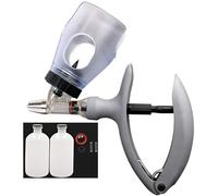 Livestock Syringe Automatic Continuous Syringes, Bottle Adjustable Poultry injection gun for Animal-Vaccine Administration(B-2ml)