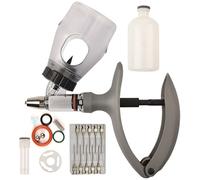 Livestock Syringe Automatic Continuous Syringes, Bottle Adjustable Poultry injection gun for Animal-Vaccine Administration(B-2ml)