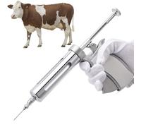 Livestock Syringe Gun - 50ml Adjustable Semi-Automatic Injector for Vaccine Injection in Animals