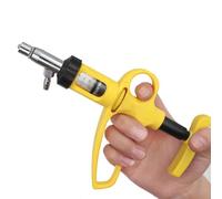 Livestock Syringe Injector, Adjustable Injection Gun with Scale, Continuous Veterinary Feeding Device for Poultry, Chicken, Pig, Sheep, Cow