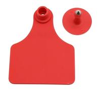 Livestock Tags, 100 Sets TPU Livestock Ear Tags Multicolor Identification Management(Red)