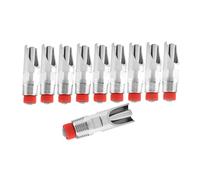 Livestock Waterer 10-Pack - Adjustable Farm Waterer for Sheep, Poultry, Pigs, Sows & Pigeons - Heavy Duty Board Drinkers- Pp Cap