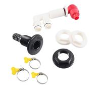 Livewell Oxygen Gate Set for Container Alignment Tank Standard 1 1/16" Mounting Hole Connection Fan Aerator Set