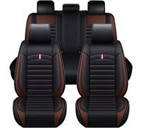 LIVEZ Car Seat Covers Full Set for Ford Grand C-MAX '10 2010-2019, PU Leather All Weather Waterproof Front Rear Seat Protectors Car Seat Covers Set, Luxury-Set/Standard-Set,Standard_Set-B_Coffee