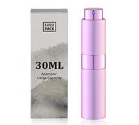 Livfa 30 ml Perfume Bottle, Travel Refillable Perfume Atomiser, Mini Spray Bottle for On the Go, Pocket Atomiser (Pink)