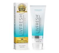 LIVFRESH Toothpaste Gel, Clinically Proven to Remove Plaque 250% Better, Improves Gum Health 190% Better, Prevents & Reduces Tartar, Peppermint
