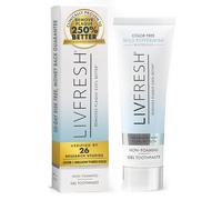 LIVFRESH Toothpaste Gel, Clinically Proven to Remove Plaque 250% Better, Improves Gum Health 190% Better, Prevents & Reduces Tartar, Mild Peppermint