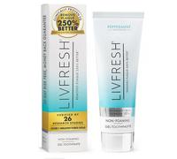 LIVFRESH Toothpaste Gel, Clinically Proven to Remove Plaque 250% Better, Improves Gum Health 190% Better, Prevents & Reduces Tartar, Peppermint
