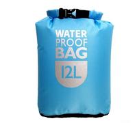 LivGrain Kayaking Dry Bag 6L 12L Waterproof Sack for Rafting Canoeing - 210T Fabric Storage with Rectangular Base Design(Bule 12L)