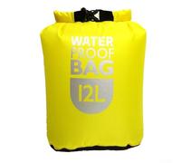LivGrain Kayaking Dry Bag 6L 12L Waterproof Sack for Rafting Canoeing - 210T Fabric Storage with Rectangular Base Design(Yellow12L)
