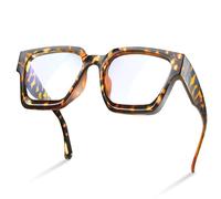 livho Blue light glasses Amber tortoise rectangle BL