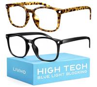 livho High Tech Blue Light Glasses - Advanced 99% Blue Light Blocking Computer Glasses - Anti Eyestrain & UV Glare Protection