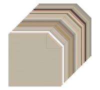 Livholic 48 Sheets Earth Tones Color Card Stock Paper 12x12 250 GSM 92 lb Cover Neutral Scrapbook Paper 24 Assorted Colors Double Sided Grays Cardstock for Cricut, Cardmaking