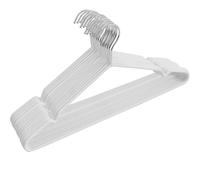 LIVHOME 20 Pack Rubber Coated Metal Hangers, Strong Thin Heavy Duty Clothes Coat Hangers for Wardrobe & Closet (White)
