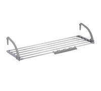 Livhome 6-Bar Extendable Clothes Drying Rack, Adjustable Indoor Airer, Compact Towel Rail, Versatile Laundry Storage Solution for Radiators, Bathrooms, & Balconies (6m Extendable)