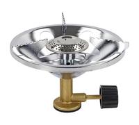 LIVHOME Portable Single Burner Camping Stove, Mini Gas Stove, Compact Stainless Steel Burner, Lightweight Camping Stove for Hiking, Fishing, Outdoor Cooking