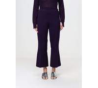 LIVIANA CONTI Lance High-Waisted Flared Crêpe Cropped Trousers - Size: 42 - female