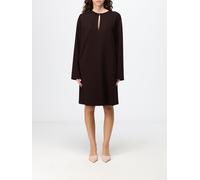 LIVIANA CONTI Megan Viscose Mini Tunic Dress with Long Sleeves and Teardrop Neckline - Size: 42 - female