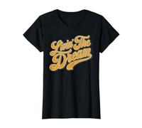 Livin' The Dream Vintage Retro Value Graphic T-Shirt, Women, Black, M