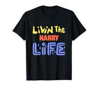 Livin The Harry Life Funny Harry Name Saying Value Graphic T-Shirt
