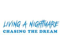 Living a Nightmare Chasing a Dream Vinyl Decal Sticker for Cars Weatherproof (Red)