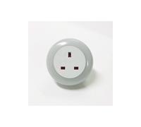 Living And Home 0.5W Led Night Light With Adapter, 6500K In White White One Size