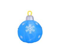 Living And Home 1.2M Christmas Inflatables Lights Large Bulb In Blue Blue One Size