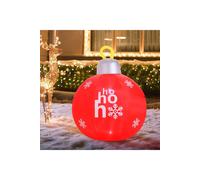 Living And Home 1.2M Christmas Inflatables Lights Large Bulb In Red Red One Size