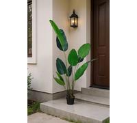 Living And Home 1.8M Artificial Traveller's Palm Tree In Green Green