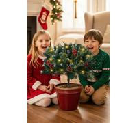 Living And Home 1 Pack Artificial Christmas Urn Filler Decoration With Ground Stake Multi One Size
