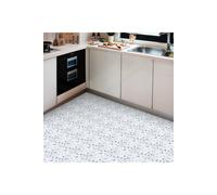 Living And Home 10Pcs Self Adhesive Terrazzo Pattern Pvc Wall & Floor Tile Stickers For Bathroom Kitchen Living Room Bedroom, 20 X 20Cm(0.4㎡) Multi One Size