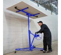Living and Home 11 ft Drywall Panel Hoist Lifter with Convenient Design and Easy Assembly - Blue