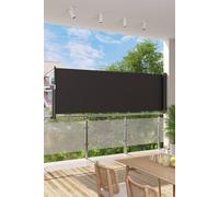 Living And Home 118"x40" Retractable Side Awning,folding Privacy Screen Protection - Waterproof & Uv-Resistant Folding Privacy Divider, For Patio, Balcony And Pools In Dark Grey Dark Grey One Size
