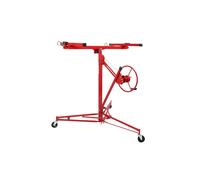 Living and Home 11ft Drywall Lifter with Rolling Casters Panel Hoist in Red Living and Home Red