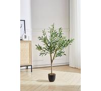 Living And Home 120Cm H Plant Artificial Olive Tree Potted For Decoration In Green Green One Size