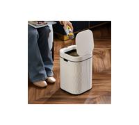 Living And Home 12L Smart Sensor Waterproof Rubbish Bin In White White One Size