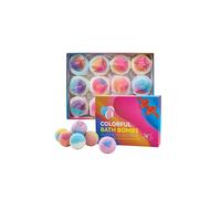 Living and Home 12pcs Fizzy Bubble Bath Bombs Set Living and Home Multicolor