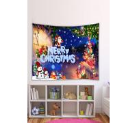 Living And Home 130X150Cm Christmas Decorative Tapestry Multi