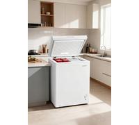 Living And Home 143L Chest Freezer With Digital Temperature Control Fridge&freezer Convertion In White White One Size