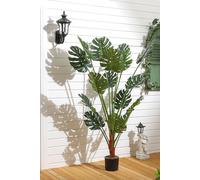 Living And Home 150Cm Artificial Tropical Monstera Tree Faux Plant In Green Green