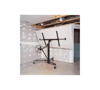 Living And Home 16Ft Rolling Drywall Lifter Panel Hoist Jack Tool In Black Black One Size