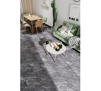 Living and Home 16Pcs/2.88m² Stone Effect SPC Click Lock Flooring with Acoustic Underlay & UV Coated for Living Room & Patio in Dark Grey Living and Home Dark Grey