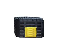 Living And Home 180L Plastic Garden Compost Bin In Yellow Yellow One Size