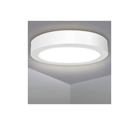 Living And Home 18W Led Round Ceiling Light 1800Lm, 6500K In White White One Size