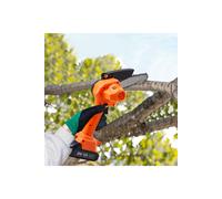 Living And Home 2-In-1 Cordless Pole Saw & Handheld Chainsaw In Orange Orange