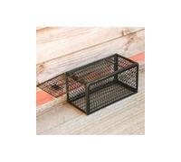 Living and Home 2 Pack Metal Humane Mouse Trap Cage Rat Catcher in Black Living and Home Black