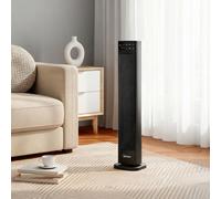 Living And Home 2000W Portable Electric Heater With Remote Control, Ptc Tower Heater, Black