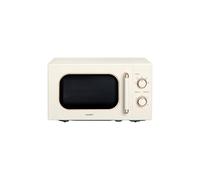 Living and Home 20L 700W Microwave Oven 5 Power Levels Defrost Function in Cream Living and Home Cream